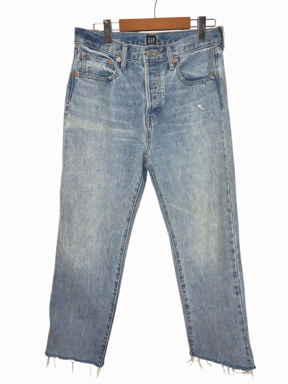 1969 Boyfriend Capri Button Fly Denim Jean